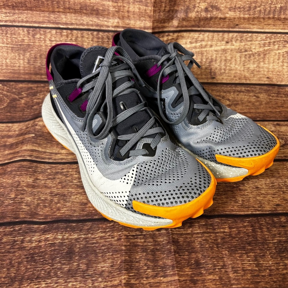 Nike Pegasus Trail 3 Womens Running Shoes Thunder Blue Orange CK4309-401 Size 7